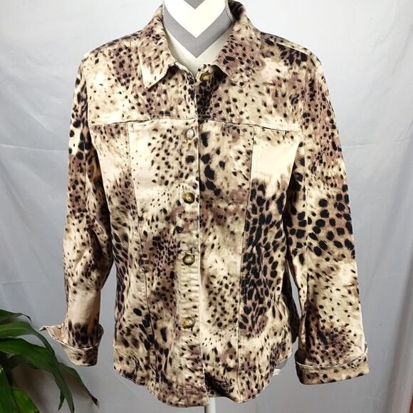 Susan Bristol Cheetah Shirt - Picture 1 of 6